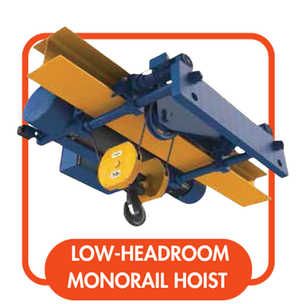 Low-headroom Monorail Hoist