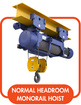 Normal-Headroom-Monorail-Hoist